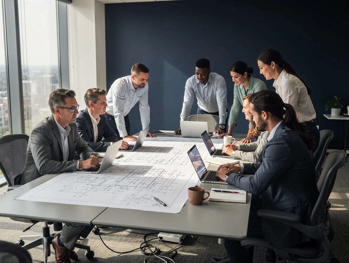 Complete Computing engineering and leadership team in a strategy review